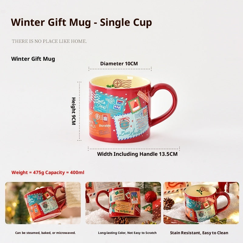 Winter Gift Home Ceramic Cup Leisure