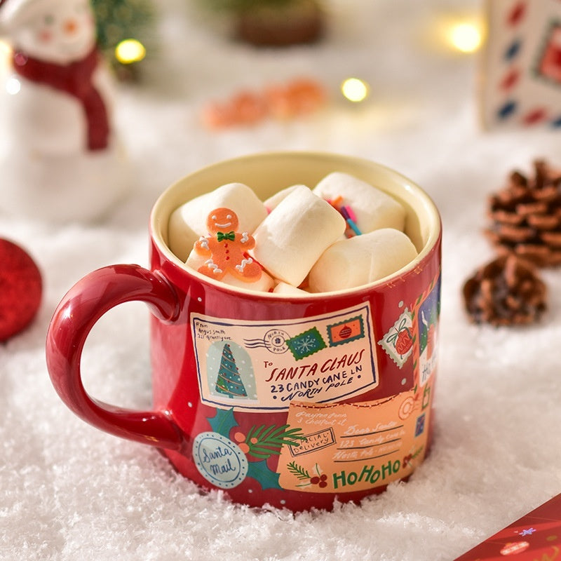 Winter Gift Home Ceramic Cup Leisure